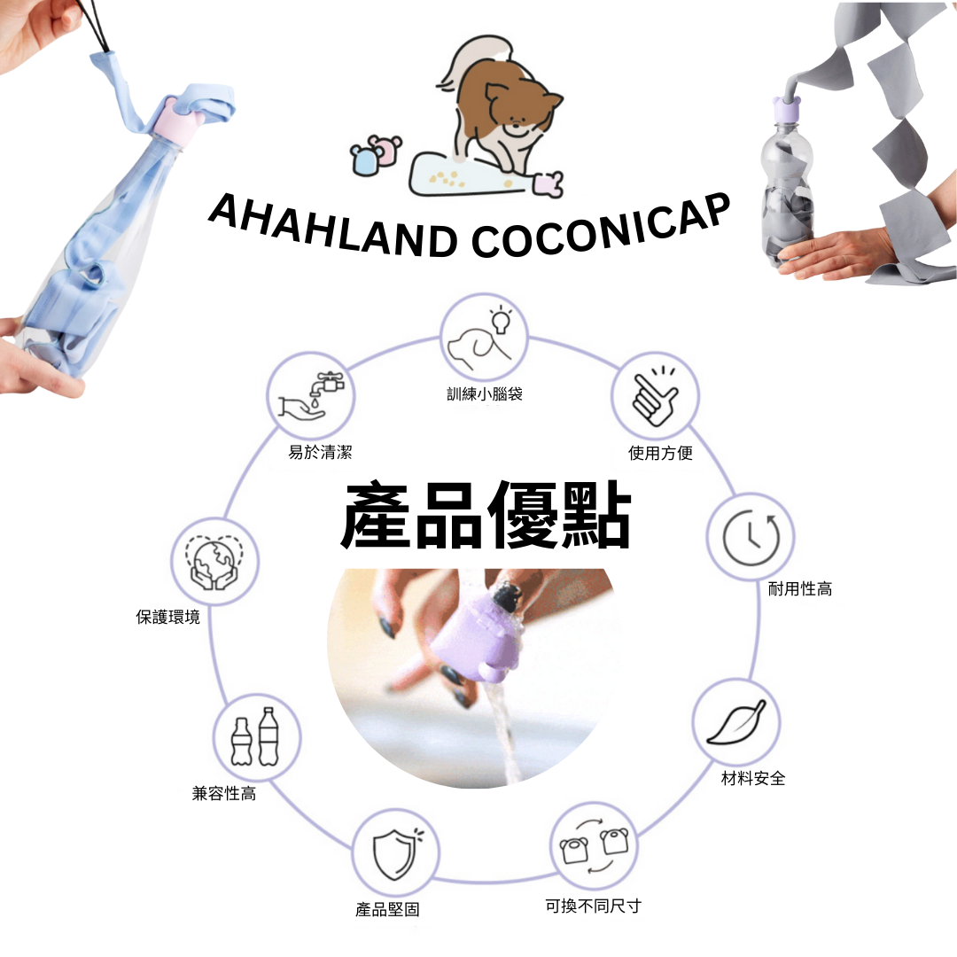 COCONI CAP 熊仔漏食樽蓋 1ea單個裝 AHAHLAND