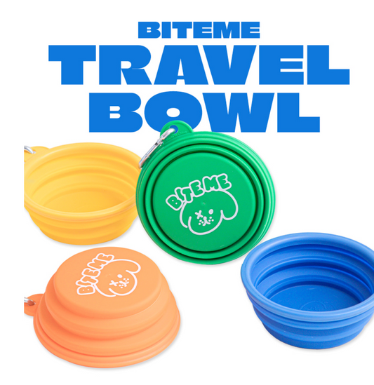 水兜仔 (黃/橙/綠/藍) Travel water bowl BITEME