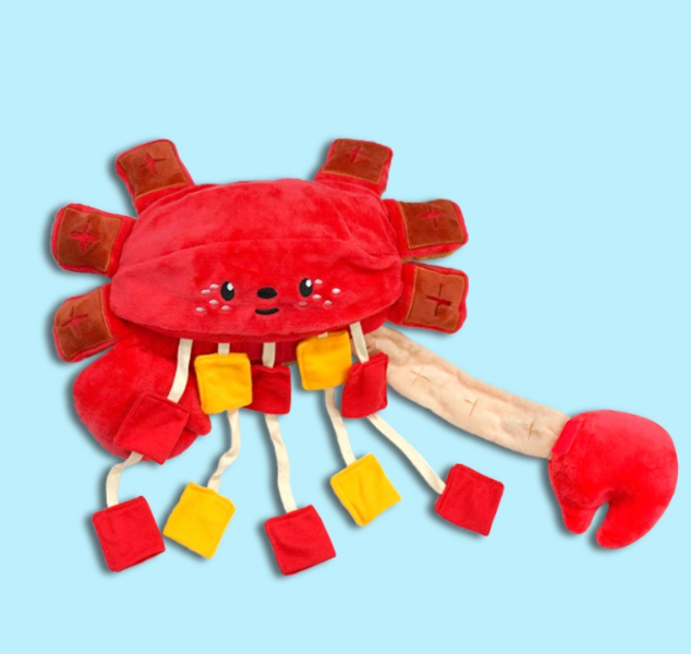 【預購】蟹蟹藏食玩具 Crab nosework toy