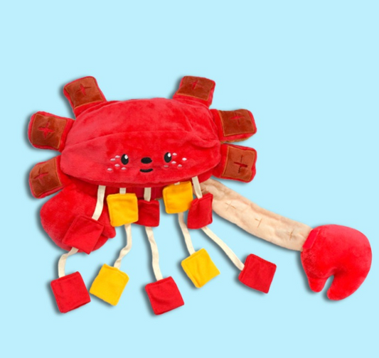 【預購】蟹蟹藏食玩具 Crab nosework toy