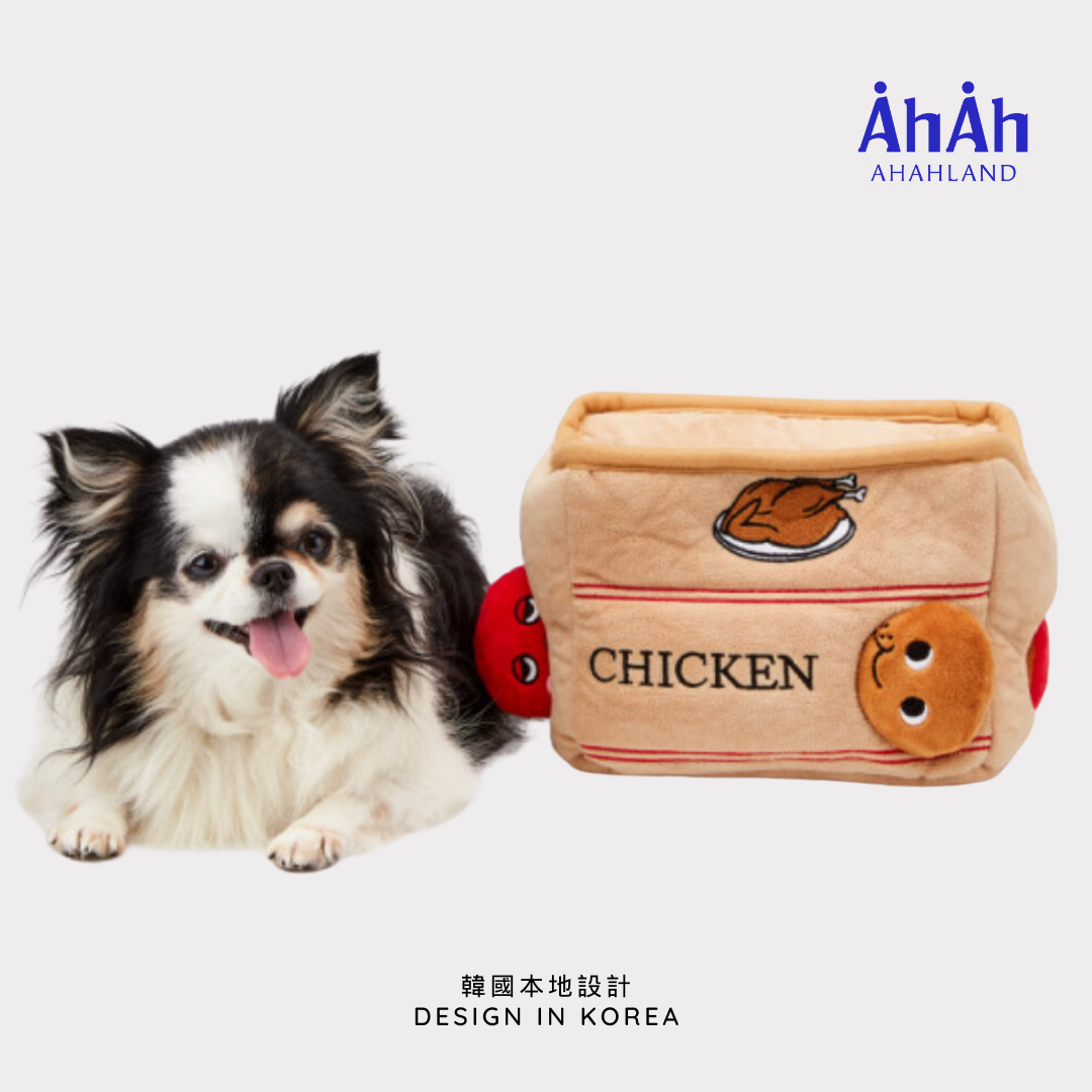 CHICKENBOX NOSEWORK FABRIC TOY 炸雞桶藏食玩具 AHAHLAND